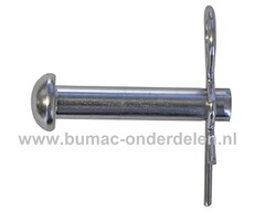 Trekhaak Pen Ø12,7x55 mm Pennen worden onder andere gebruikt voor het voorkomen van loswerken Door de greep die de pen heeft kan je de pen makkelijk verwijderen Om een stevigere verbinding te krijgen worden Borgveren gebruikt Pengreep, Pen met Greep, Borg