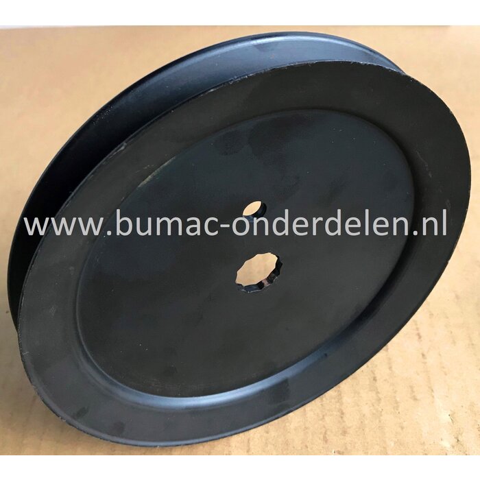 Poelie MTD, Wolf, Yardman, CubCadet, Bolens, White, Zitmaaiers, Frontmaaiers, Riemschijf voor Aandrijving van het Maaidek, Pouly voor Aandrijven van de Maaimesse