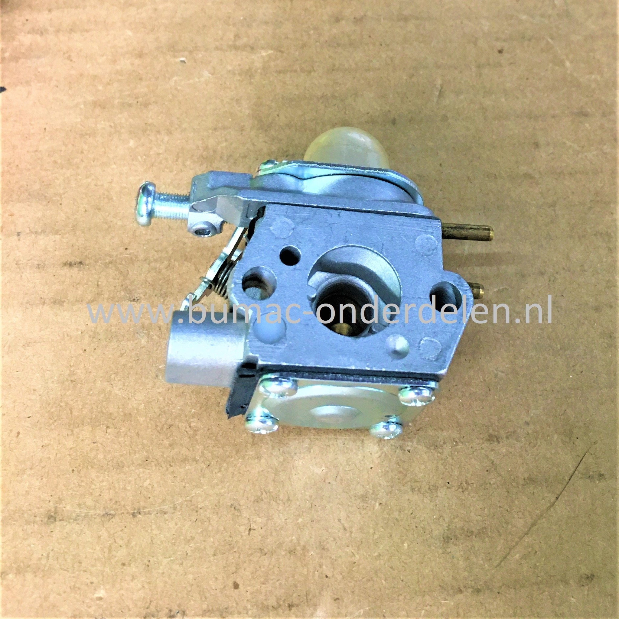 Carburateur voor MTD, CubCadet, Wolf, Yardman, Troy-Bilt Bosmaaiers, Strimmers TB21EC, TB22, TB22EC, TB32EC, TB42BC, TB80EC, TB2040XP, Bermmaaiers, Carburetor, Vergasser, TB 21 EC, TB 22, TB 22 EC, TB 32 EC, TB 42 BC, TB 80 EC, TB 2040XP