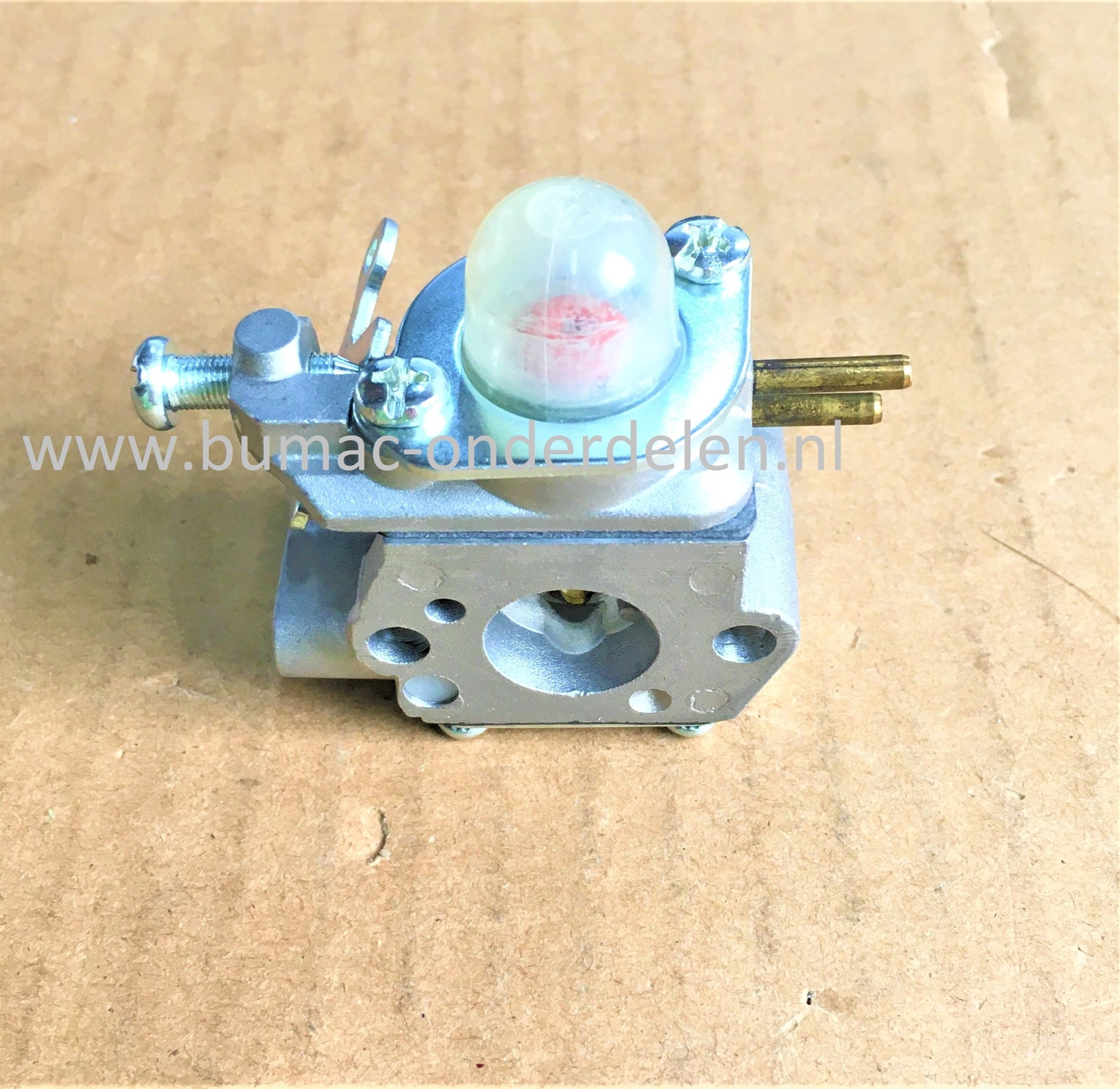 Carburateur voor MTD, CubCadet, Wolf, Yardman, Troy-Bilt Bosmaaiers, Strimmers TB21EC, TB22, TB22EC, TB32EC, TB42BC, TB80EC, TB2040XP, Bermmaaiers, Carburetor, Vergasser, TB 21 EC, TB 22, TB 22 EC, TB 32 EC, TB 42 BC, TB 80 EC, TB 2040XP