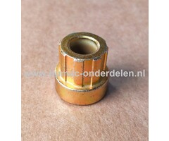 Afstandsbus 9,5x19,9 mm voor V snaar Poelie Buitendiameter Bus Ø 17 mm Binnendiameter Ø 9,5 mm Lengte 19,9 mm Buitendiameter flens Ø 20,8 mm Flensdikte 8 mm Aandrijfdelen, V Snaren, Poelie, Spanrol, Maaidekken, Rijaandrijving, Zitmaaier, Frontmaaier, Tuin