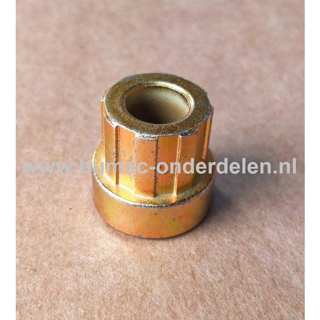 Afstandsbus 9,5x19,9 mm voor V snaar Poelie Buitendiameter Bus Ø 17 mm Binnendiameter Ø 9,5 mm Lengte 19,9 mm Buitendiameter flens Ø 20,8 mm Flensdikte 8 mm Aandrijfdelen, V Snaren, Poelie, Spanrol, Maaidekken, Rijaandrijving, Zitmaaier, Frontmaaier, Tuin