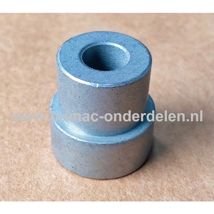 Afstandsbus 8x21,9 mm voor V snaar Poelie Buitendiameter Bus Ø 17 mm Binnendiameter Ø 8 mm Lengte 21,9 mm Buitendiameter flens Ø 20,8 mm Flensdikte 10 mm Aandrijfdelen, V Snaren, Poelie, Spanrol, Maaidekken, Rijaandrijving, Zitmaaier, Frontmaaier, Tuintre
