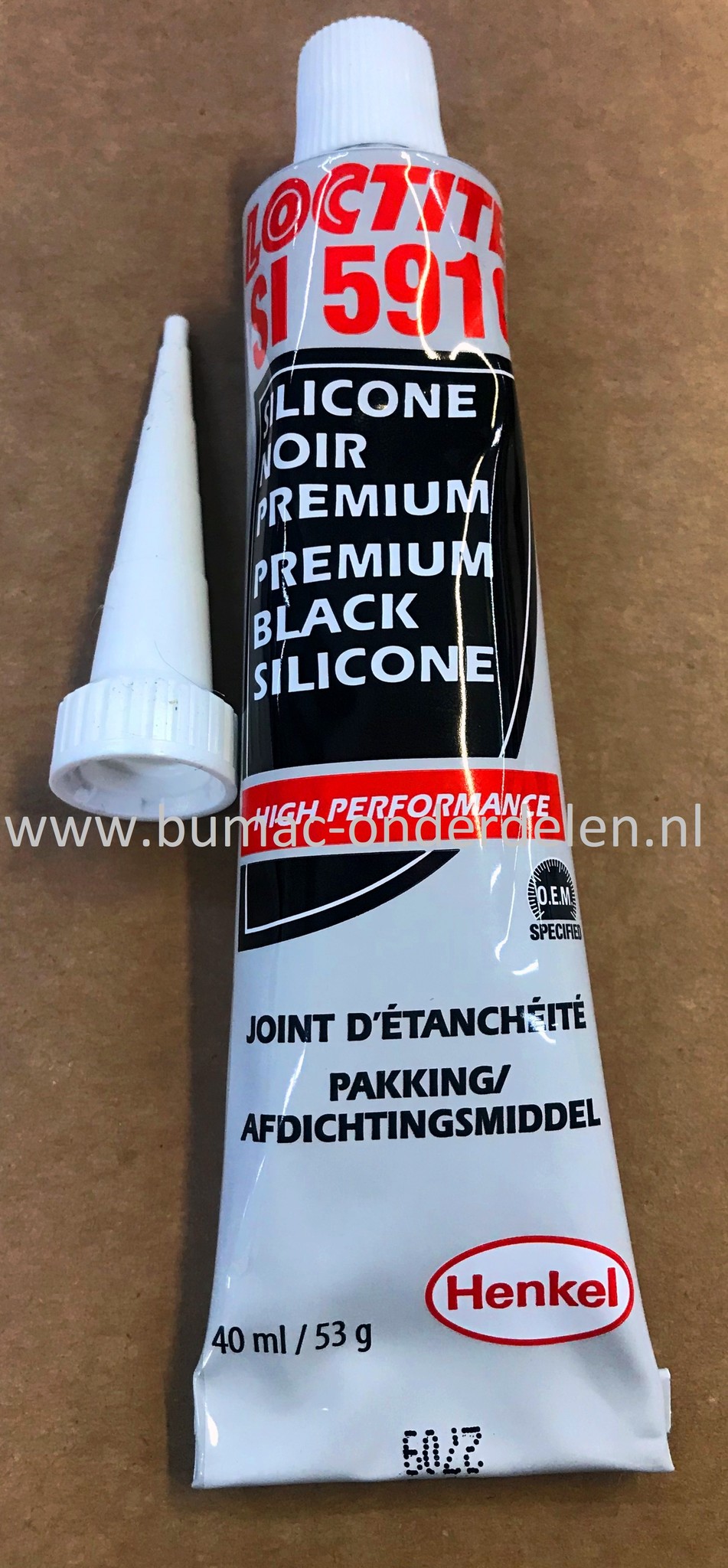 Afdichtingsmiddel zwart LOCTITE voor metalen of kunststof oppervlak, bestemt voor temperatuur van -55 tot + 200 ° C Inhoud: 40 ml, Voor oliecarters, klepdeksels, inlaatspruitstukken, transmissiedeksels, Voor flexibele flenzen en gietijzeren flenzen, Besta