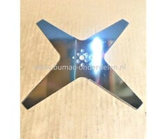 Maaimes 25 cm 4 Puntig voor Stiga, Castelgarden, Mountfield, Alpina Robotmaaiers, Maairobots Autoclip 125, 127, 221, 223, 225, 230, M5, M7, Robomower, Mes, M 5, M 7,