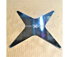 Maaimes 29 cm 4 Puntig voor Stiga, Castelgarden, Mountfield, Alpina Robotmaaiers, Maairobots Autoclip 325, 520, 523, 525, 527, 920, Robomower, Mes