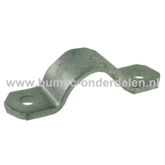 Halve Kapbeugel Ø 33,7 mm - 30x98 mm Deze klemmen worden onder andere gebruikt voor het klemmen van Buizen, PVC Buizen, Leidingen, Slangen, Kabels Klem, Clip, Beugel, Buisbeugel, Buizen, PVC, Koper, IJzer, Slangen, Kabels Leidingen, Bevestiging voor buize