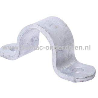 Hele Kapbeugel Ø 33,7 mm - 30x98 mm Deze klemmen worden onder andere gebruikt voor het klemmen van Buizen, PVC Buizen, Leidingen, Slangen, Kabels Klem, Clip, Beugel, Buisbeugel, Buizen, PVC, Koper, IJzer, Slangen, Kabels Leidingen, Bevestiging voor buizen