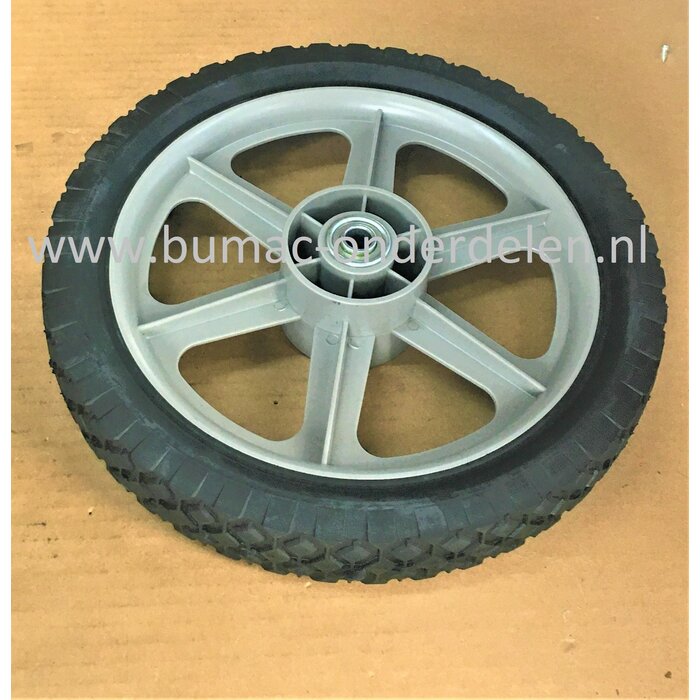 Wiel voor MTD, CubCadet, Wolf, Bolens Grasmaaiers, Grasmachines P53MHW, SP53GHW, SP53MHW, SP53HWO, TB5553, TB6553, Band, Aandrijfwiel, P 53 MHW, SP 53 GHW, SP 53 MHW, SP 53 HWO, TB 5553, TB 6553