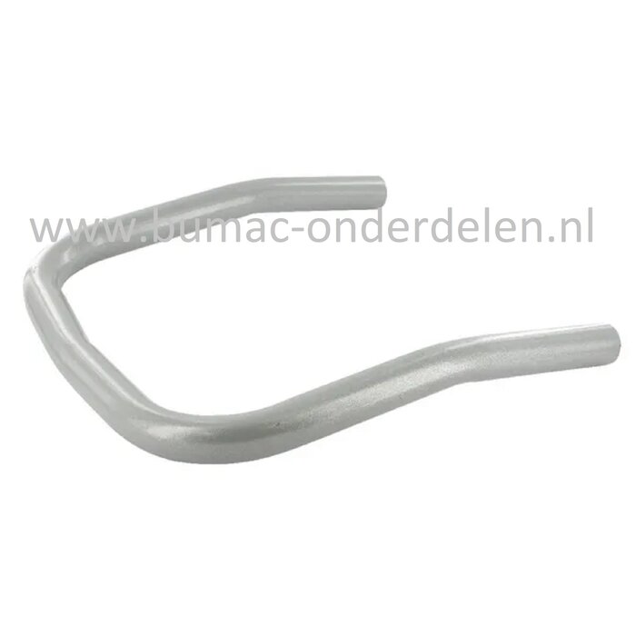 Handgreep voor Vangbak op onder andere Alko, Solo, Brill Zitmaaiers met Handmatige-, Gasveer- of Elektrische baklediging T20-102HD, T20-102HDE, Greep, Hendel, T 20-102 HD, T 20-102HDE