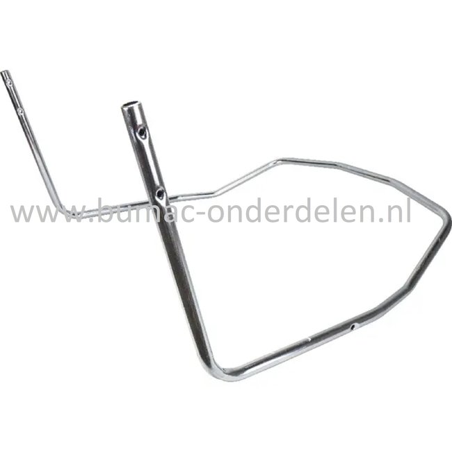 Frame onder Vangzak voor onder andere Alko, Solo, Brill Zitmaaiers met Handmatige-, Gasveer- of Elektrische Baklediging T20-102HD, T20-102HDE, Buis onder, Stang onder Vangbak, T 20-102 HD, T 20-102 HDE