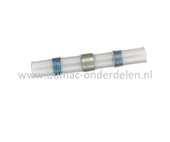 Krimpkous voor het doorverbinden van 2-4 mm²  Elektrisch draad op Grasmaaiers, Tuintrekkers, Zitmaaiers, Frontmaaiers, Minikraan, Aggregaat, Waterpomp, Aanhanger, Auto, Cart e.d., Doorverbinder, Krimpsok, Draadsok