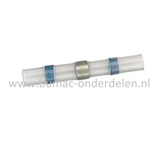 Krimpkous voor het doorverbinden van 2-4 mm²  Elektrisch draad op Grasmaaiers, Tuintrekkers, Zitmaaiers, Frontmaaiers, Minikraan, Aggregaat, Waterpomp, Aanhanger, Auto, Cart e.d., Doorverbinder, Krimpsok, Draadsok