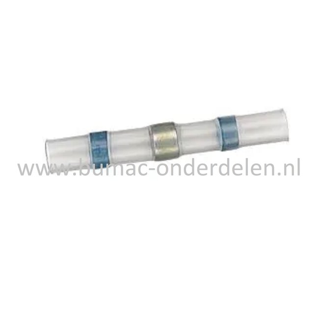 Krimpkous voor het doorverbinden van 2-4 mm²  Elektrisch draad op Grasmaaiers, Tuintrekkers, Zitmaaiers, Frontmaaiers, Minikraan, Aggregaat, Waterpomp, Aanhanger, Auto, Cart e.d., Doorverbinder, Krimpsok, Draadsok