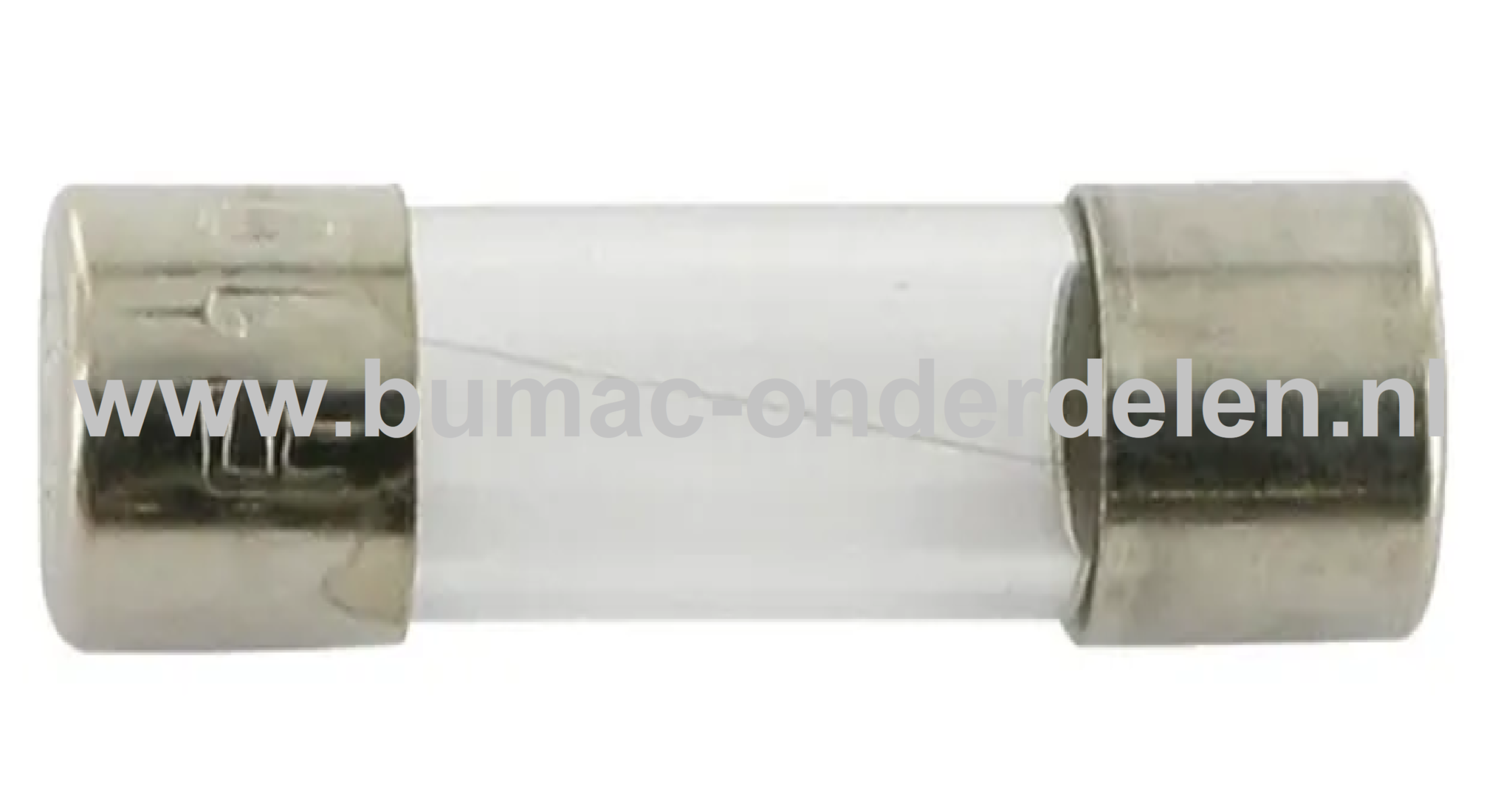 Glaszekering 125mAF x 20 mm ter bescherming van Electronica in Zitmaaier, Tractor, Auto, Aanhanger, Generator, Hijskraan, Shovel