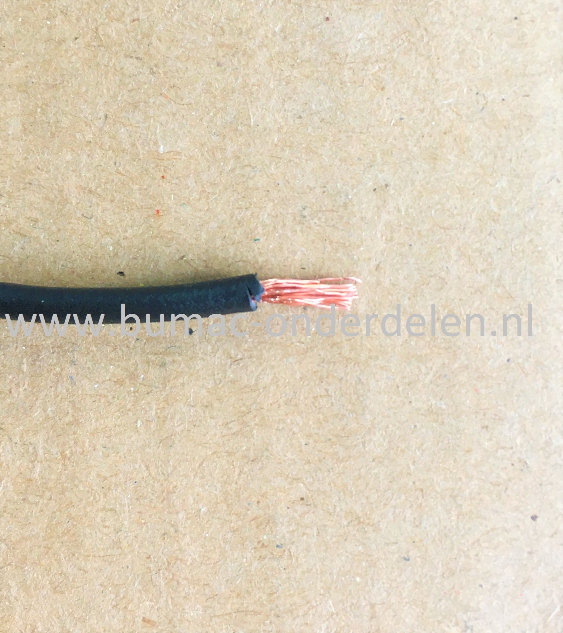 Elektriciteitskabel Zwart 1,5 mm² ( circa 1,38 mm ), Buiten Ø 3 mm, Prijs per 1 meter, Elektriciteitsdraad voor Elektrische circuits op Grasmaaiers, Tuintrekkers, Zitmaaiers, Frontmaaiers, Minikraan, Aggregaat, Waterpomp, Aanhanger, Auto, Cart, Elektrisch