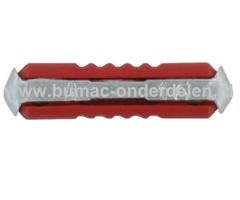 Porseleinzekering 16A x 25 mm ter bescherming van Electronica in Zitmaaier, Tractor, Auto, Aanhanger, Generator, Hijskraan, Shovel