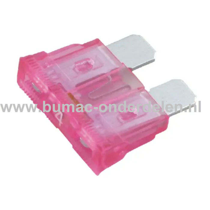 Steekzekering LED 4A - 18,8x19,1 mm ter bescherming van Electronica in Zitmaaier, Tractor, Auto, Aanhanger, Generator, Hijskraan, Shovel