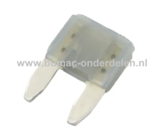 Steekzekering Mini 2A - 16,3x10,9 mm ter bescherming van Electronica in Zitmaaier, Tractor, Auto, Aanhanger, Generator, Hijskraan, Shovel
