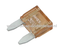 Steekzekering Mini 5A - 16,3x10,9 mm ter bescherming van Electronica in Zitmaaier, Tractor, Auto, Aanhanger, Generator, Hijskraan, Shovel