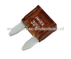 Steekzekering Mini 7.5A - 16,3x10,9 mm ter bescherming van Electronica in Zitmaaier, Tractor, Auto, Aanhanger, Generator, Hijskraan, Shovel