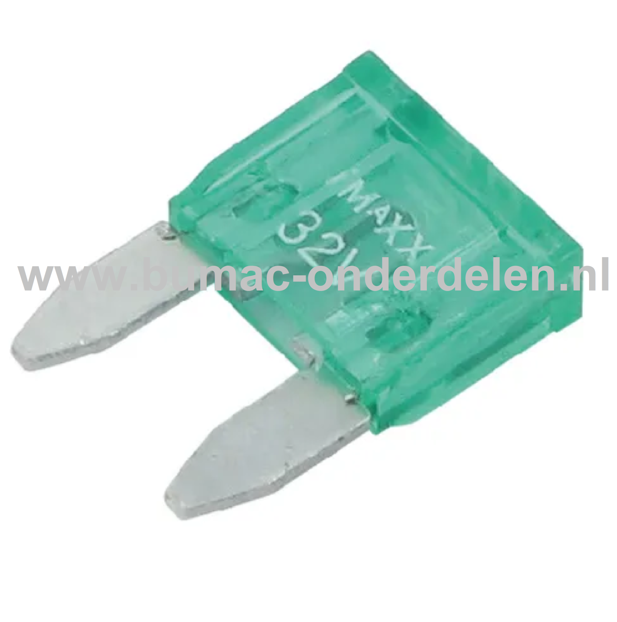 Steekzekering Mini 30A - 16,3x10,9 mm ter bescherming van Electronica in Zitmaaier, Tractor, Auto, Aanhanger, Generator, Hijskraan, Shovel