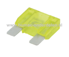 Steekzekering Maxi 20A - 34,29x29,21 mm ter bescherming van Electronica in Zitmaaier, Tractor, Auto, Aanhanger, Generator, Hijskraan, Shovel