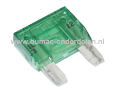 Steekzekering Maxi 30A - 34,29x29,21 mm ter bescherming van Electronica in Zitmaaier, Tractor, Auto, Aanhanger, Generator, Hijskraan, Shovel