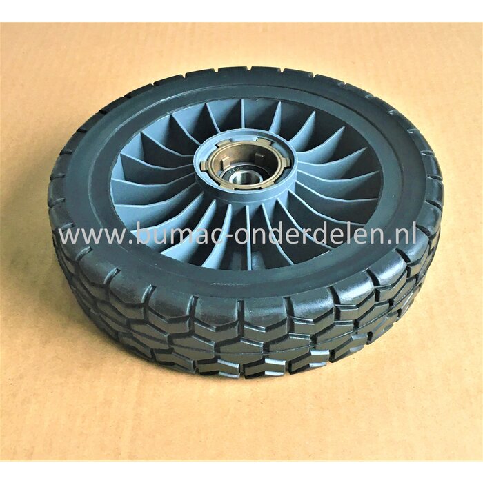 Achterwiel voor Honda Grasmaaier, Loopmaaier HRC216, Loopwiel, Band, Grasmachine, Gelagerd Wiel, HRC 216
