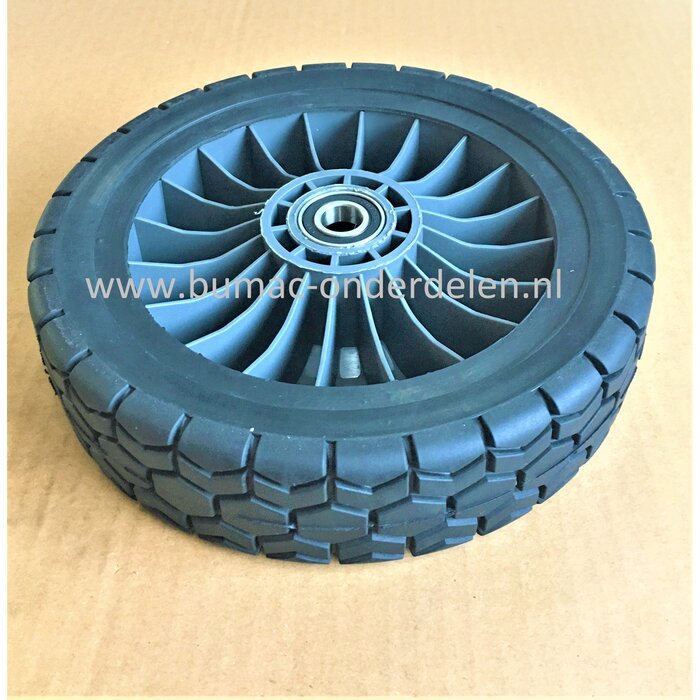 Voorwiel voor Honda Grasmaaier, Loopmaaier HRC216, Loopwiel, Band, Grasmachine, Gelagerd Wiel, HRC 216