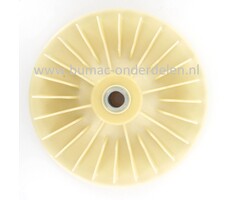 Waaier met Meshouder voor John Deere, Sabo Grasmaaiers, Loopmaaiers 43-ESH, 43-ESH standard, 47-ELA, 47-EL, 70PE, 74PM, 74SE, 74SM, 80PE, 84SM, Benzinemaaiers, Schoepenwiel, Ventilator, 43 ESH, 43 ESH standard, 47 ELA, 47 EL, 70 PE, 74 PM, 74 SE, 74 SM, 8