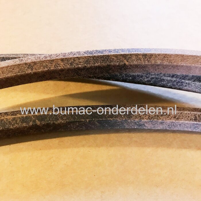 Zeskantsnaar AA122 Rijaandrijving Husqvarna, Jonsered, Partner, McCulloch Zitmaaier o.a. voor M125-97TC, M155-97TC, M165-97TC, M185-107TC Aandrijfriem Hydrostaat - wielen Dubbele V snaar