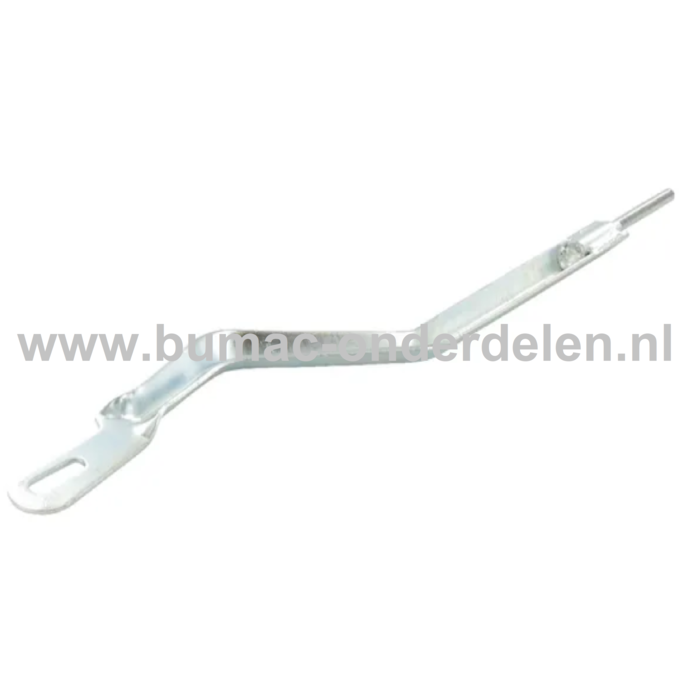 Stang voor Maaidek Ophanging bij Castelgarden, Mountfield, Stiga, Alpina Verbindingsstang, Verbinder, Maaihoogte, Grasmaaier, Tuintrekker 17/102H, 102TWIN, 1840H, 2040H, 22/122HMBE, 2240H, 2243HSD, 2248H, AT8102HCB, BT102HCBS, CARRERAK, CM7216H, CM7322H,