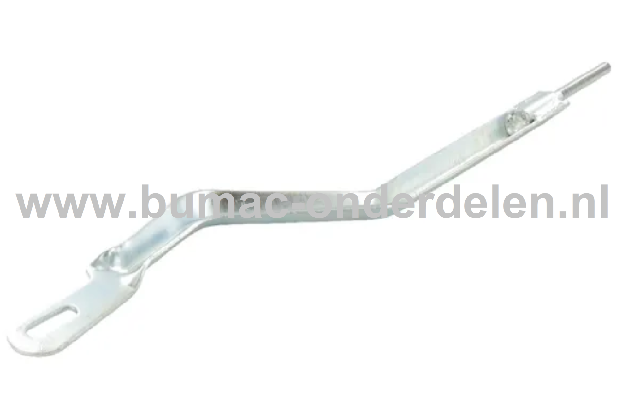 Stang voor Maaidek Ophanging bij Castelgarden, Mountfield, Stiga, Alpina Verbindingsstang, Verbinder, Maaihoogte, Grasmaaier, Tuintrekker 17/102H, 102TWIN, 1840H, 2040H, 22/122HMBE, 2240H, 2243HSD, 2248H, AT8102HCB, BT102HCBS, CARRERAK, CM7216H, CM7322H,