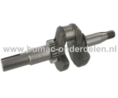 Krukas voor  Briggs & Stratton Quantum Motor op Grasmaaier, Veegmachine Aandrijfas, Overbrengingsas, Verbinding 121700, 121800, 122700, 122800, 123700, 123800, 124700, 124800, 125700, 126700, 126800, 127700, 127800, 128700, 128800, 129700, 129800, 12