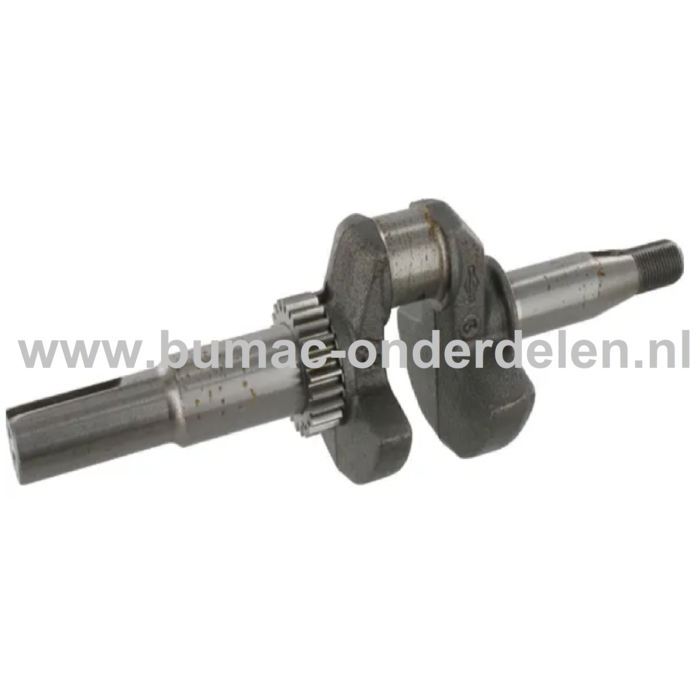 Krukas voor  Briggs & Stratton Quantum Motor op Grasmaaier, Veegmachine Aandrijfas, Overbrengingsas, Verbinding 121700, 121800, 122700, 122800, 123700, 123800, 124700, 124800, 125700, 126700, 126800, 127700, 127800, 128700, 128800, 129700, 129800, 12