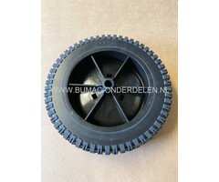 Wiel voor  AYP, Husqvarna, McCulloch, Poulan, Jonsered, Husqvarna, Partner, Grasmaaier, 655 ESC, KC6Y21CA, KC 6 Y 21 CA, Gazonmaaier