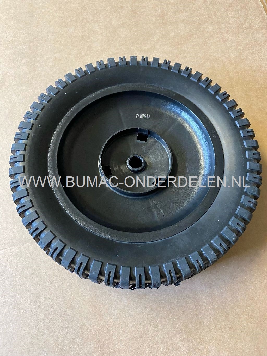 Wiel voor  AYP, Husqvarna, McCulloch, Poulan, Jonsered, Husqvarna, Partner, Grasmaaier, 655 ESC, KC6Y21CA, KC 6 Y 21 CA, Gazonmaaier