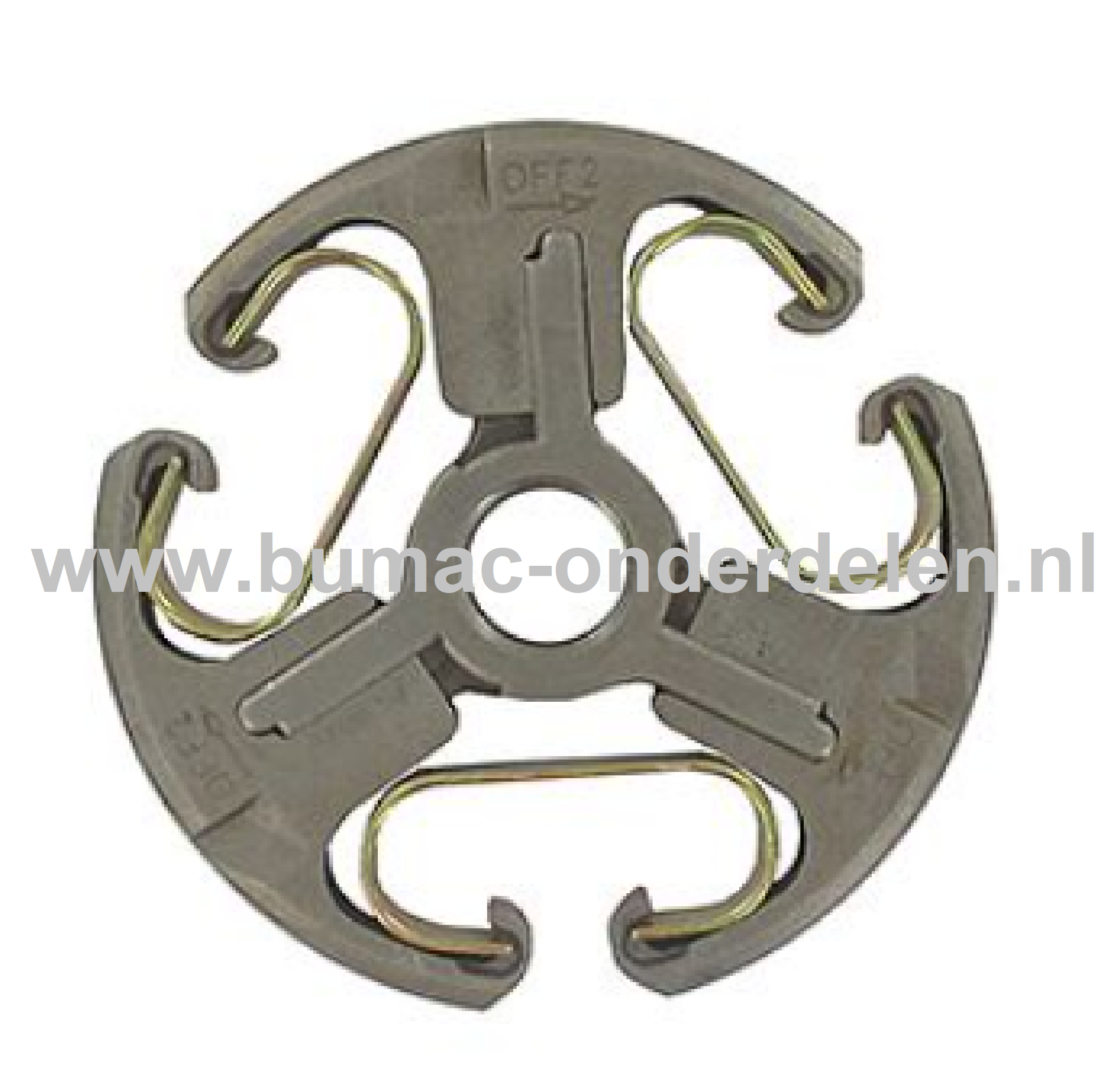 Centrifugaalkoppeling voor Husqvarna Koppeling Geschikt voor onder andere Kettingzagen, Motorzagen, Benzinezagen 570, 570AutoTune, 570EPA, 570II, 575XP, 576XP, 576XP AUTOTUNE, 576XPEPA