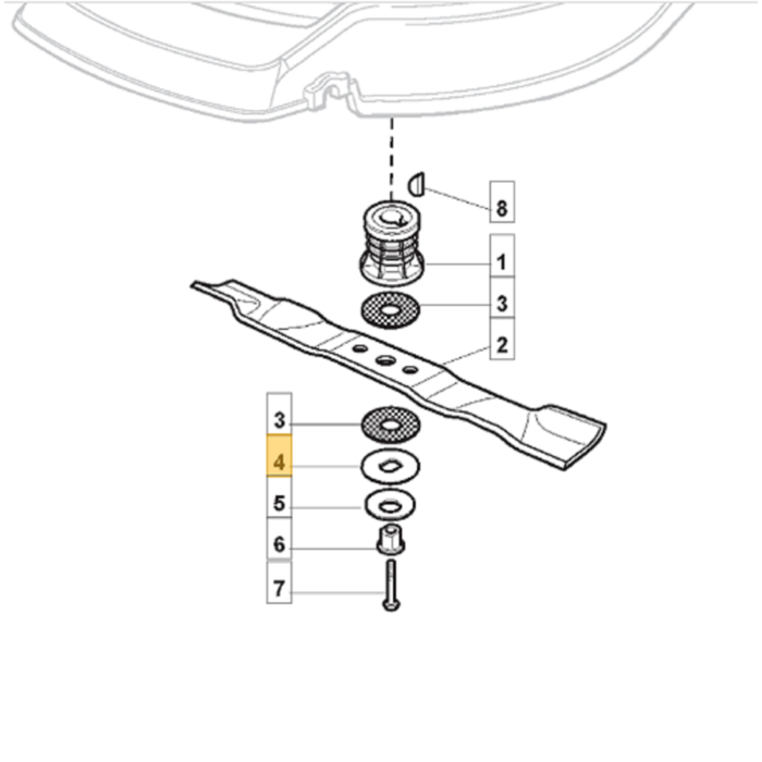Sluitring Staal voor CASTELGARDEN F502, F504, M504, NG504, NP534, P48-40, PA502, PA504, PAN504, BA534, BL480, CSA534, M60PD, M63PD, MB482, MC534, Multiclip50, Multiclip53, Multiclip530, NGA504, RA534, S501R, SP505, SP551, SP555, SP556, SR5043, SR5048, SR5