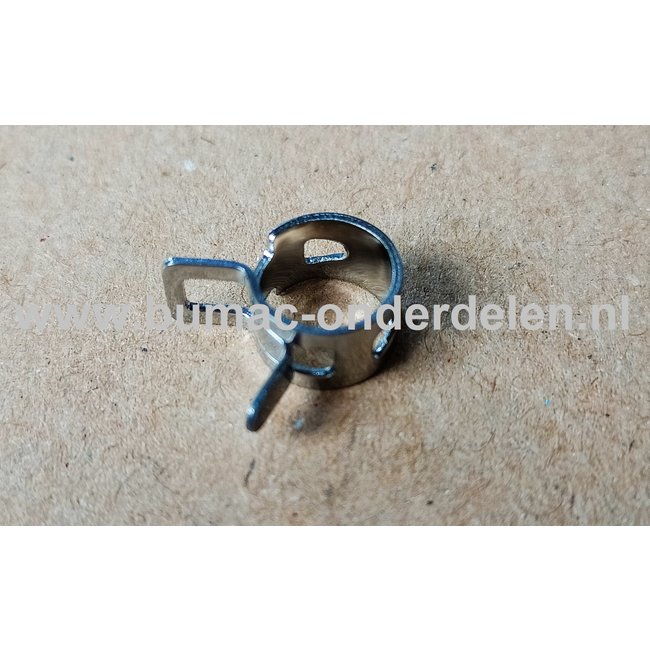 Slangklem voor Benzineslang 5 x 8 mm Bij Grasmaaiers, Zitmaaiers, Frontmaaiers, Aggregaat, Trilplaat, Waterpomp, Generator, Benzine Slangklem, Leidingklem, Brandstofslang