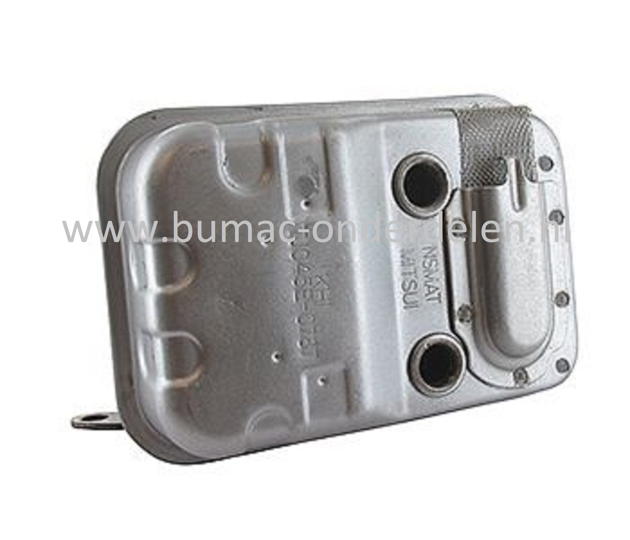 Uitlaat voor Kawasaki Bosmaaiers, Strimmers, Motorzeisen TJ45E, TJ-45E, Demper, Knal-Demper, TJ 45 E