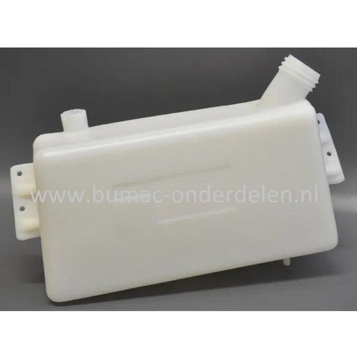 Brandstoftank voor Castelgarden, Stiga, Mountfield, Alpina Zitmaaiers, Tuintrekkers 1440H, 1440M, 1540H, 1640H, 17/102, 1740H, 1840H, 2040H, 22/122H, 2248H, Estate 7102HWS, Estate Royal K, GT40H, PTX160HD, PTX200HD, TCX102, TN185H, TN2