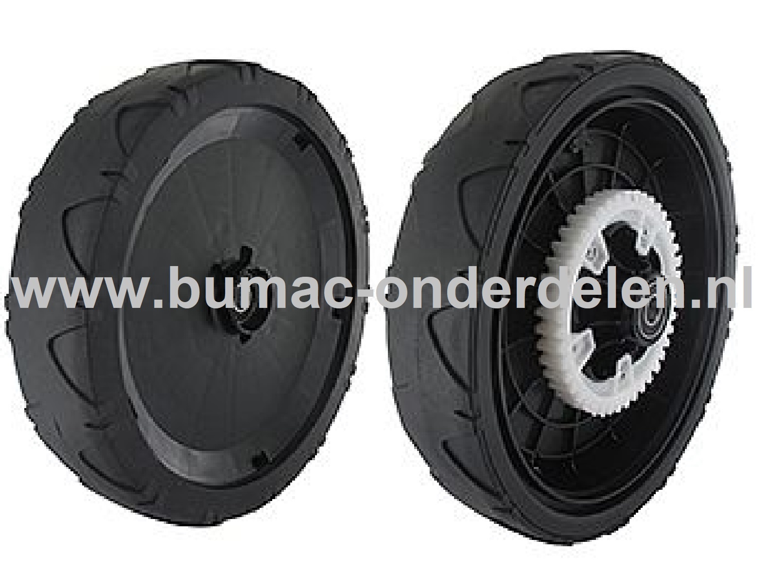 Wiel voor Stiga, Castelgarden, Alpina, Mountfield Aandrijfwiel, Grasmaaier, Aandrijving Loopmaaier Collector48, Combi46, Combi48, Combi50, CR484, CS484, EP460, EP484, MP1504, SB50, SG50, SH50, XC48, XS50