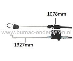 Koppelingskabel voor AYP, HUSQVARNA, JONSEREND, PATNER, MC CULLOCH, FLYMO, GARDENA, WIZARD, LAZER, CRAFTSMAN, YARDPRO M55H53RD, M65B5SD op 21 inch Grasmaaiers, Loopmaaiers, Benzinemaaiers met Achterwielaandrijving, Aandrijfkabel