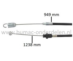 Koppelingskabel voor HONDA-HUSQVARNA-PUBERT FG320, T350, T500, PRIMO op Tuinfrezen, Kabel