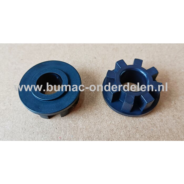 Bus op Achterwiel voor HONDA, Grasmaaiers, Tuintrekkers, Wielbus, Bus Binnen 12 mm, Buiten 30 mm, Flens Hoogte 12 mm, 8 Tanden