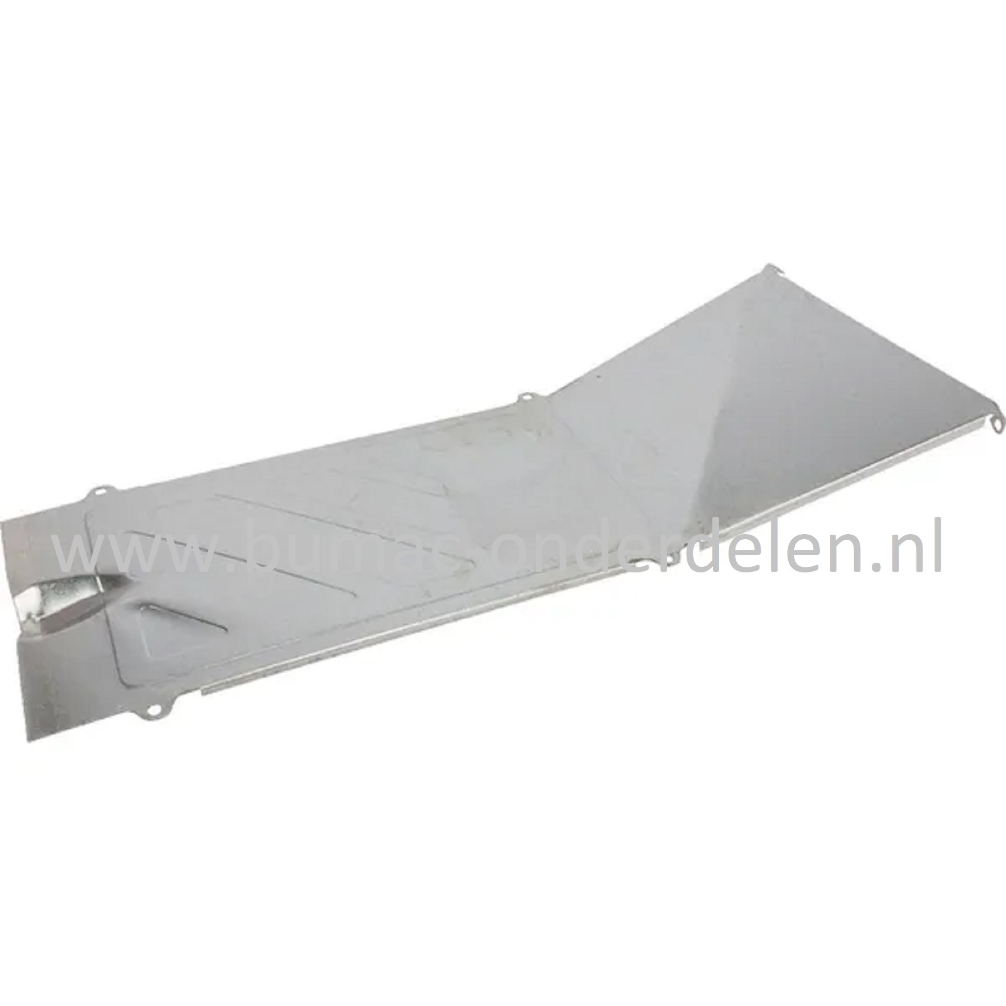 Onderplaat Grasbuis voor Castelgarden, Stiga, Mountfield, Alpina Zitmaaiers, Tuintrekkers  1436H, 1436M, 1636H, 1636M, CH920ID, CT13 5/92, EB12/92, EF90C/13,5H, Estate President, Estate Senator, ET13/92, GB11 5/92, MT545, MT585, OM92C/13,5, Skipper 92HK,