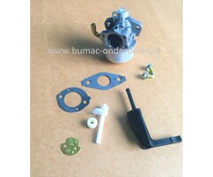 Carburateur voor Briggs & Stratton Motoren op Generator, Trilplaat, Houtversnipperaar, Aggregaat, Waterpomp, Tuinfrees, B&S Vergasser 120212, 120302, 120312, 120317, 120332, 121002, 121003, 121012, 121312, 121332, 121A02, 121A12, 121A32, 122002, 122012, 1
