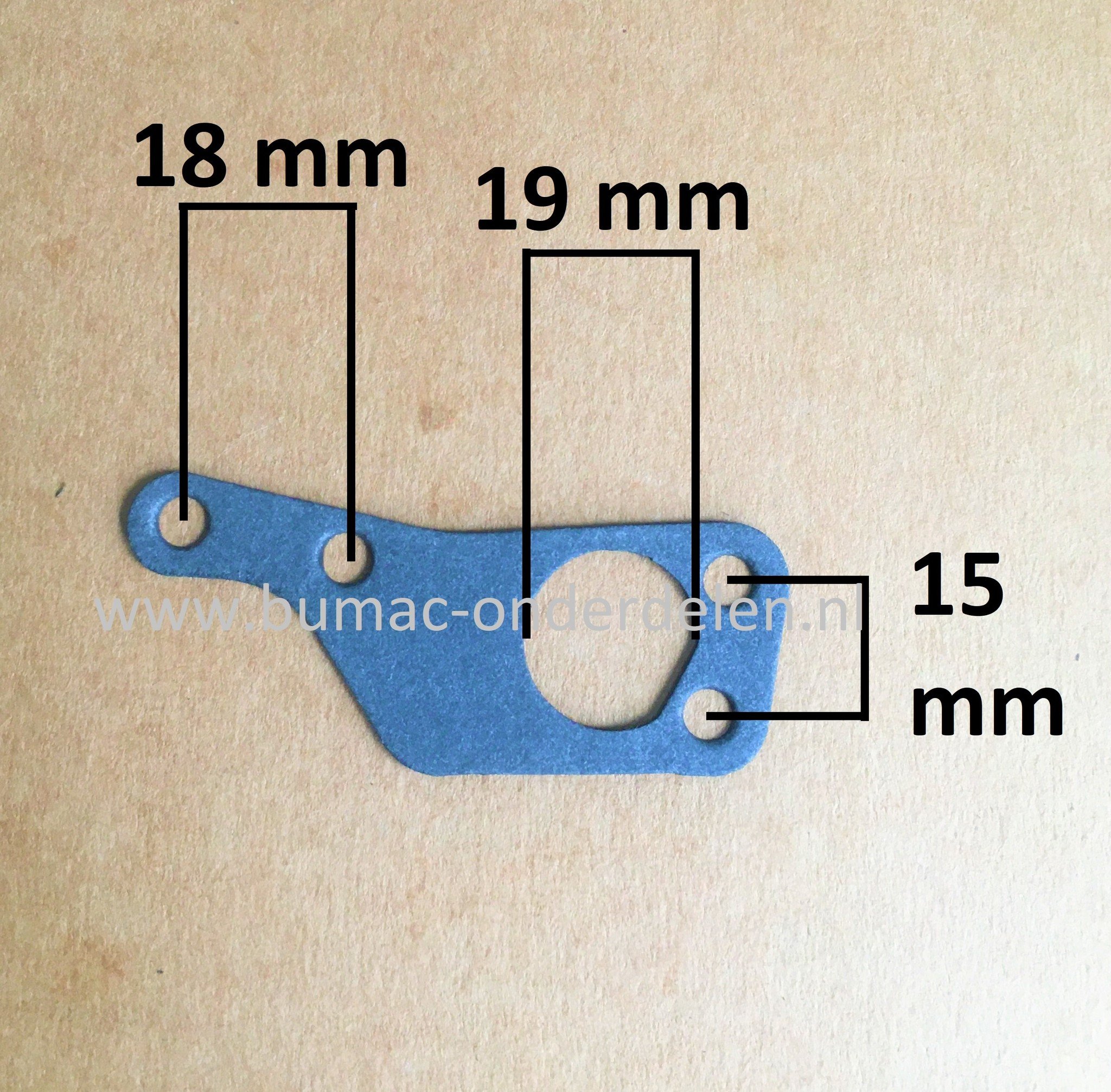 Carburateur pakking voor Walbro WT Carburator op Kettingzaag -  Bosmaaier - Heggenschaar - Bladblazer, Grondboor van Stihl, Husqvarna, Jonsered, Honda, Castelgarden, Partner, Mountfield, Alko Solo, Alpina, McCulloch, Stiga, MTD, Wolf, Echo, Dolmar, Ma - C